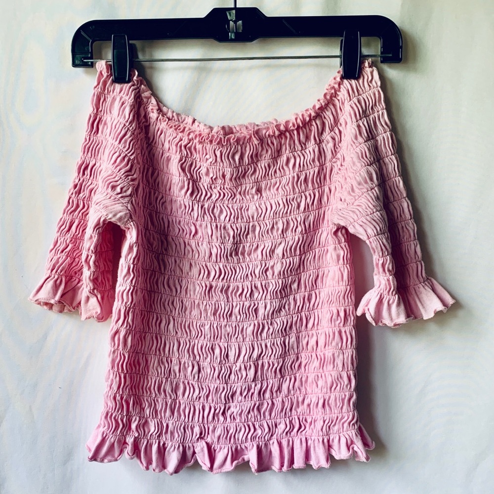 K lab off the shoulder top